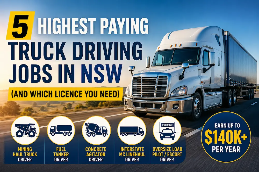 5 Highest Paying Truck Driving Jobs in NSW (And Which Licence You Need)