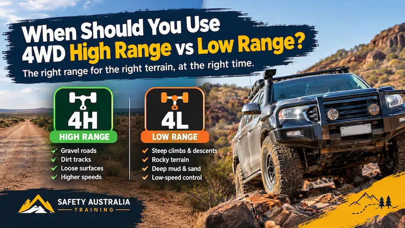 When Should You Use 4WD High Range vs Low Range?